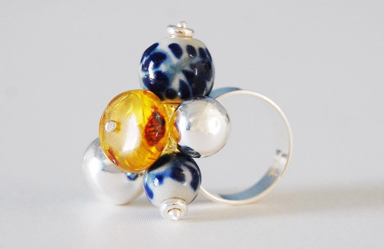 Anillo Cholula - Joyería artesanal