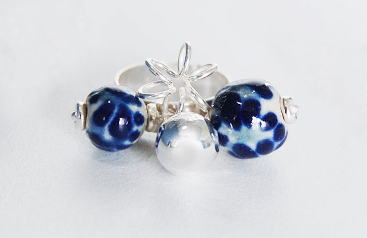 Anillo Flora - Joyería artesanal