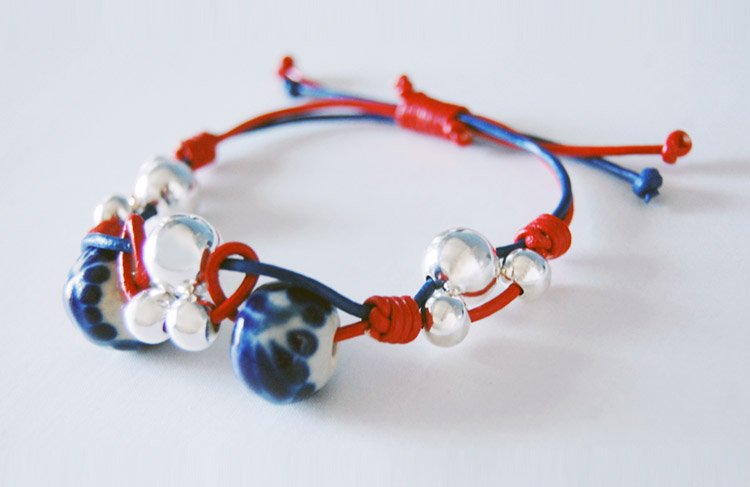 Pulsera Tecali - Joyería artesanal