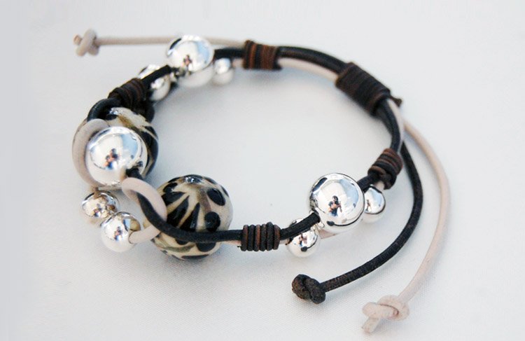Pulsera Tecali - Joyería artesanal