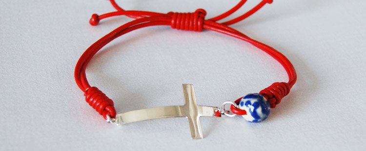 Pulsera Cruz - vista detalle